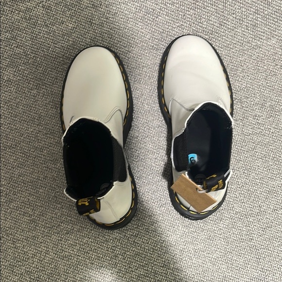 Dr. Martens White Chelsea Boots - Picture 11 of 16